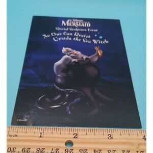 WDCC Disney Villains Postcard | Ursula| Little Mermaid | 6x4 | NEW